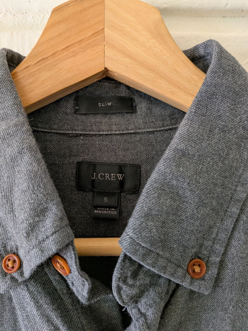 J. Crew Slim Fit Flannel Shirt (Size S)
